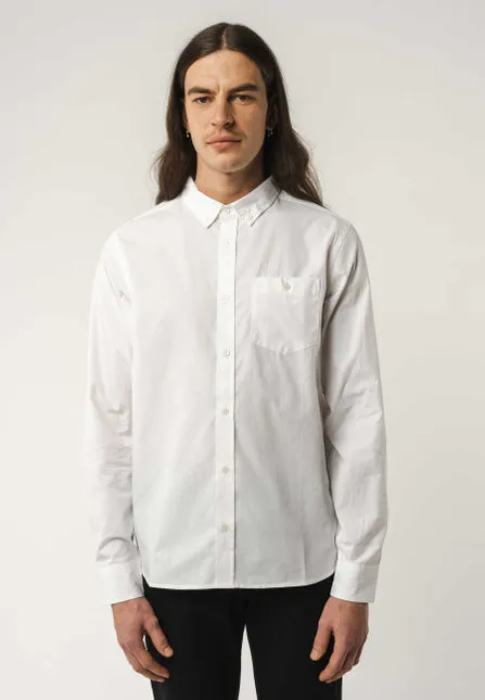 Melawear Ajay White Organic Cotton Shirt