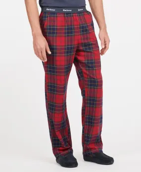 Men's Barbour | Glenn Tartan Lounge Pants | Red Tartan