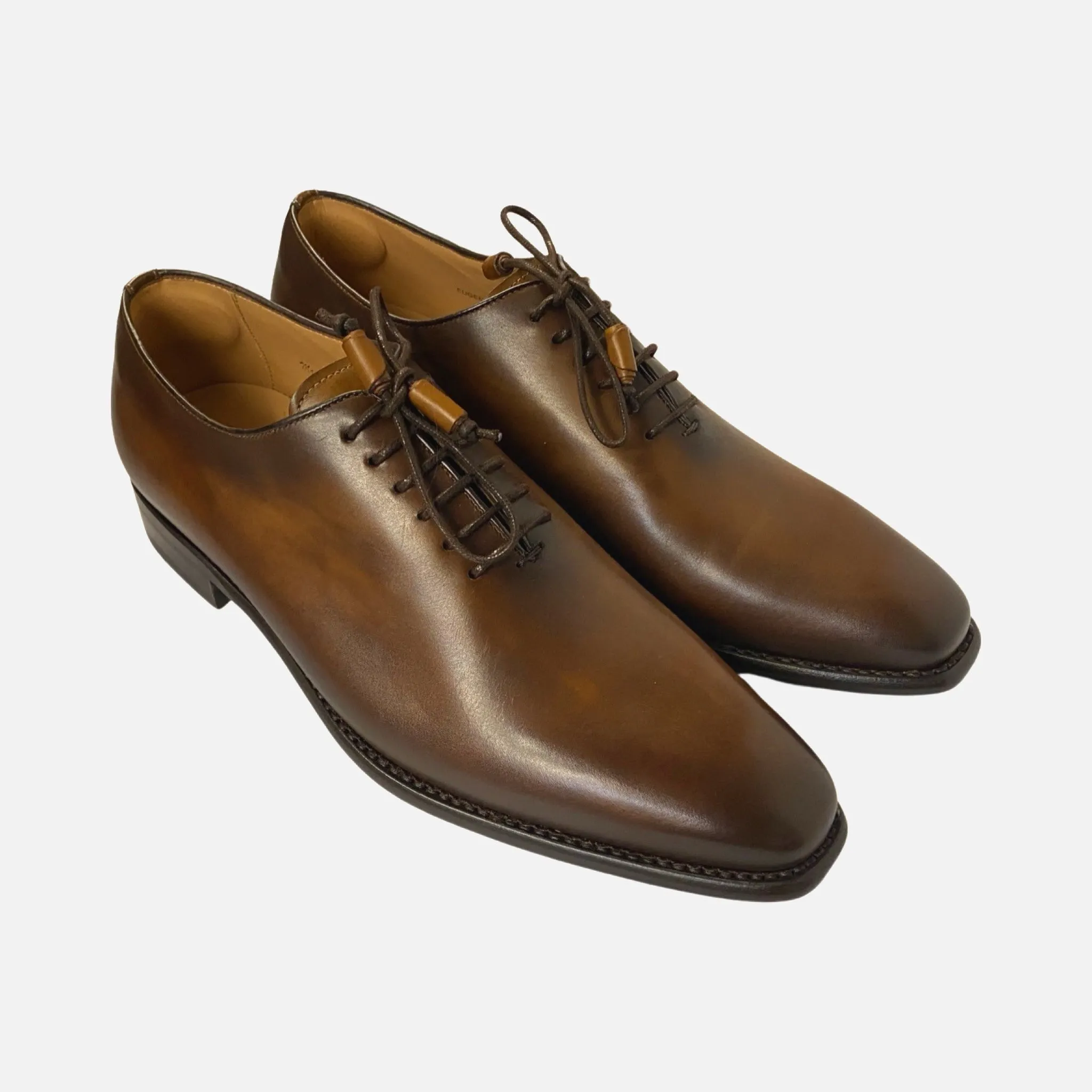 Mezlan Eugene 8050 Men's Cognac Plain Shoe | Made in Spain | Clearance