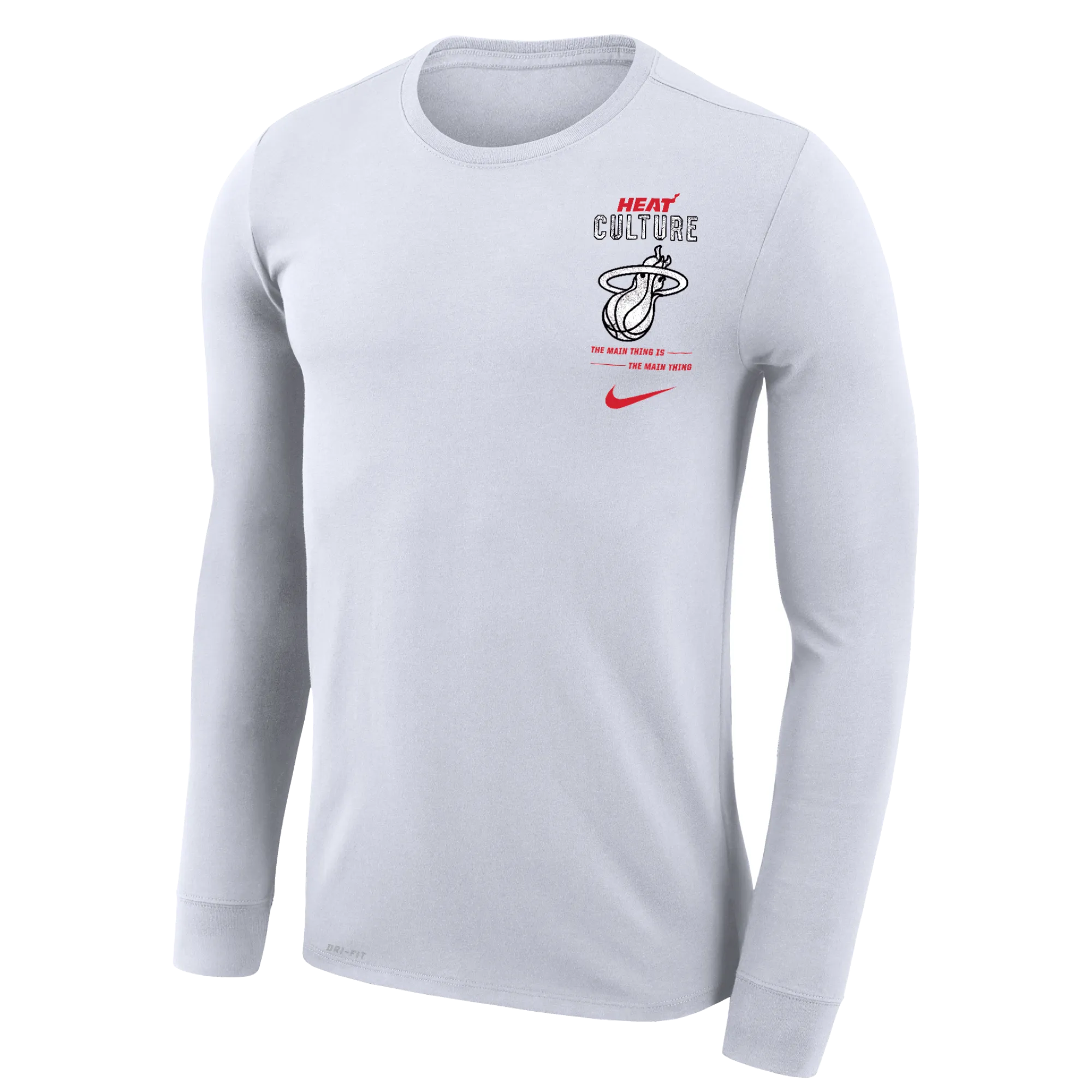 Nike HEAT Culture Long Sleeve White Tee