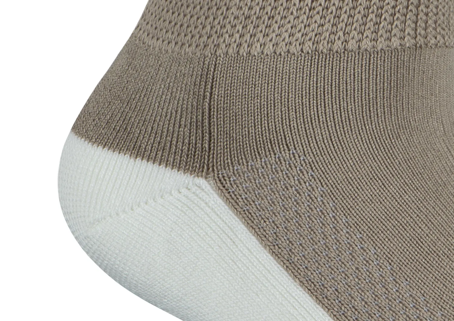 Padded Sole Diabetic Socks - Brown