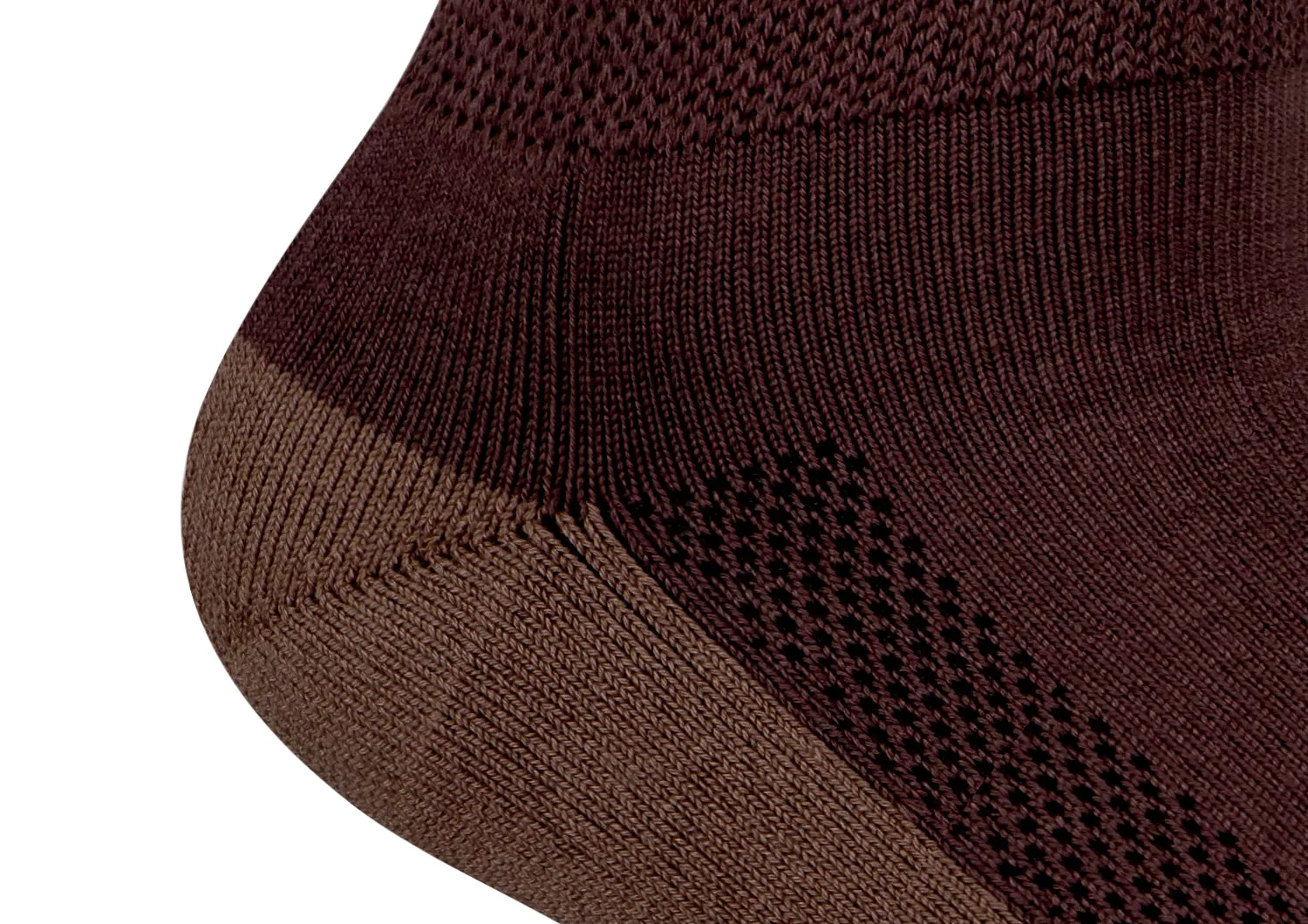 Padded Sole Socks - Dark Brown