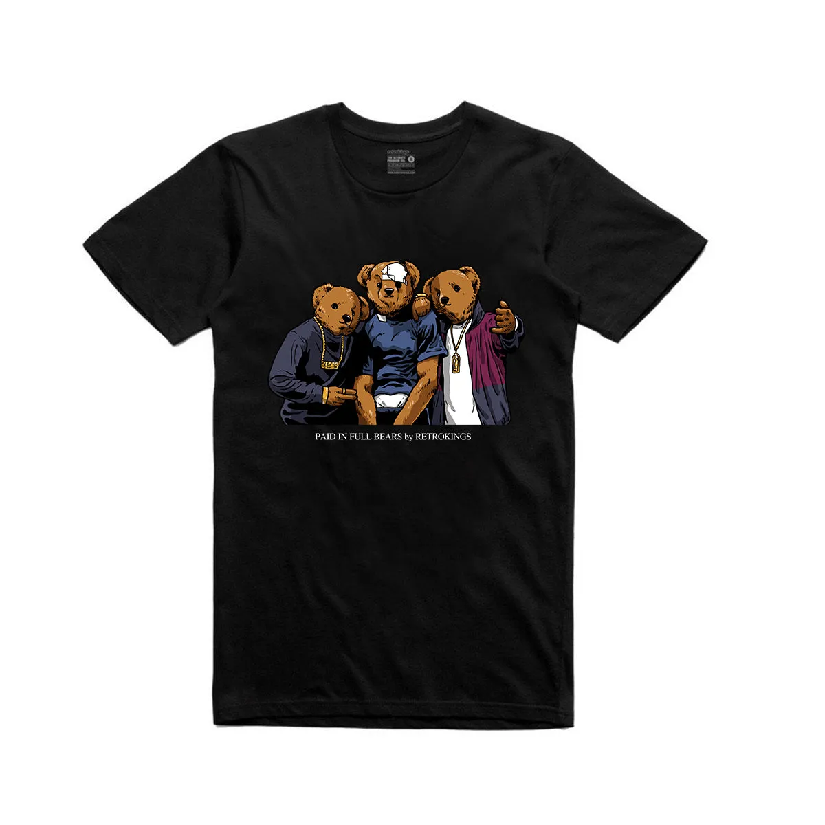 Paid In Full Bears Tee Black