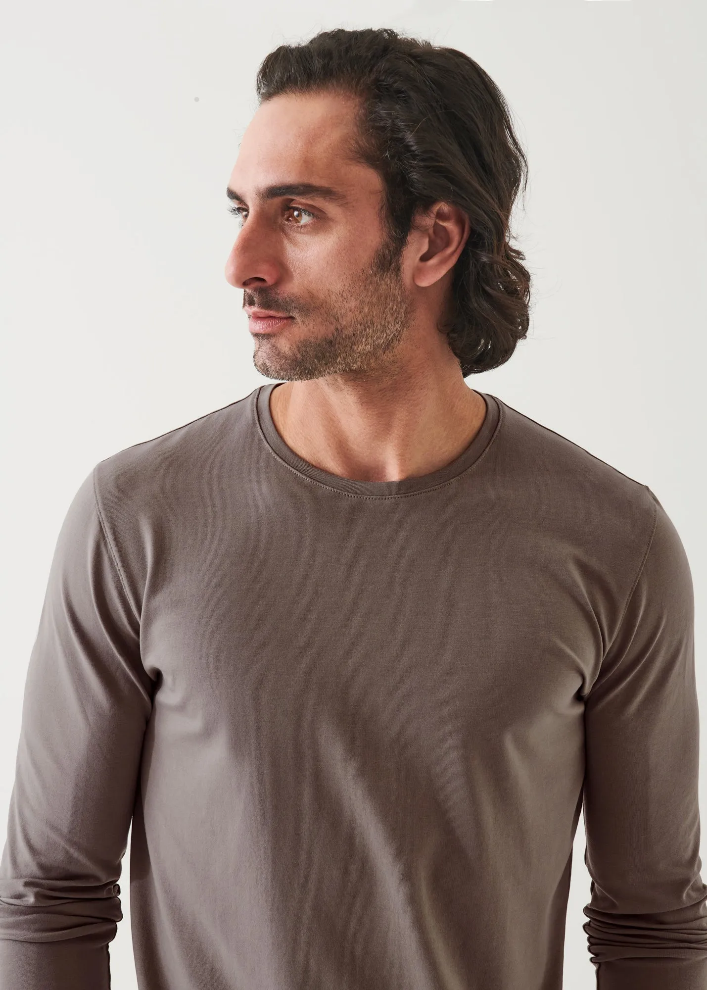 PIMA COTTON STRETCH LONG SLEEVE T-SHIRT