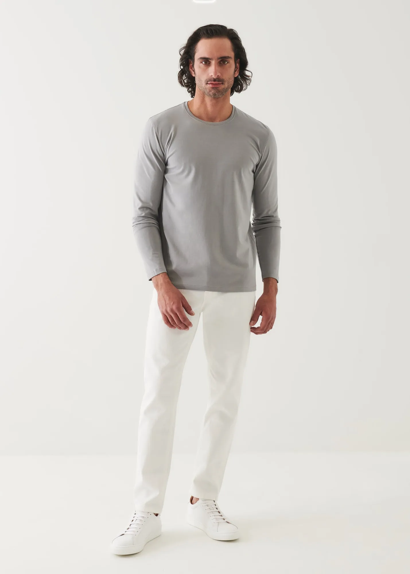 PIMA COTTON STRETCH LONG SLEEVE T-SHIRT