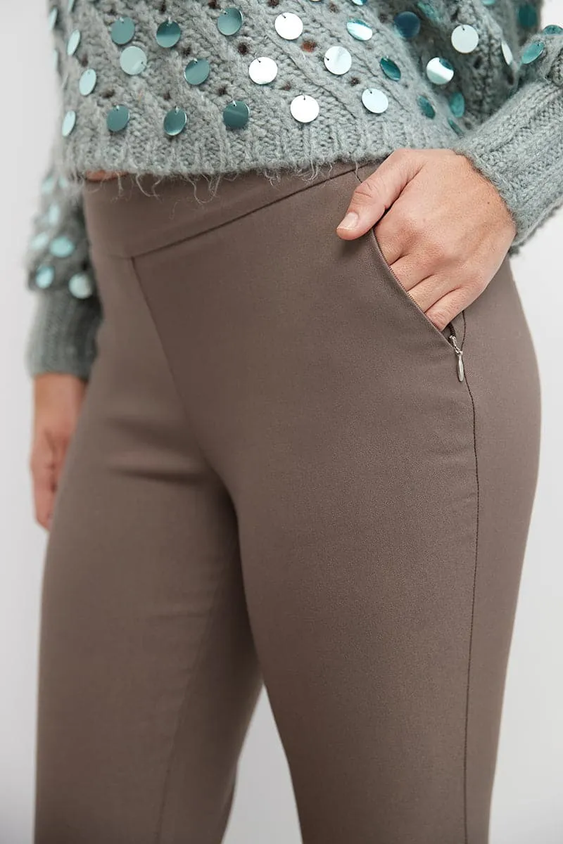 Pull-on skinny pants