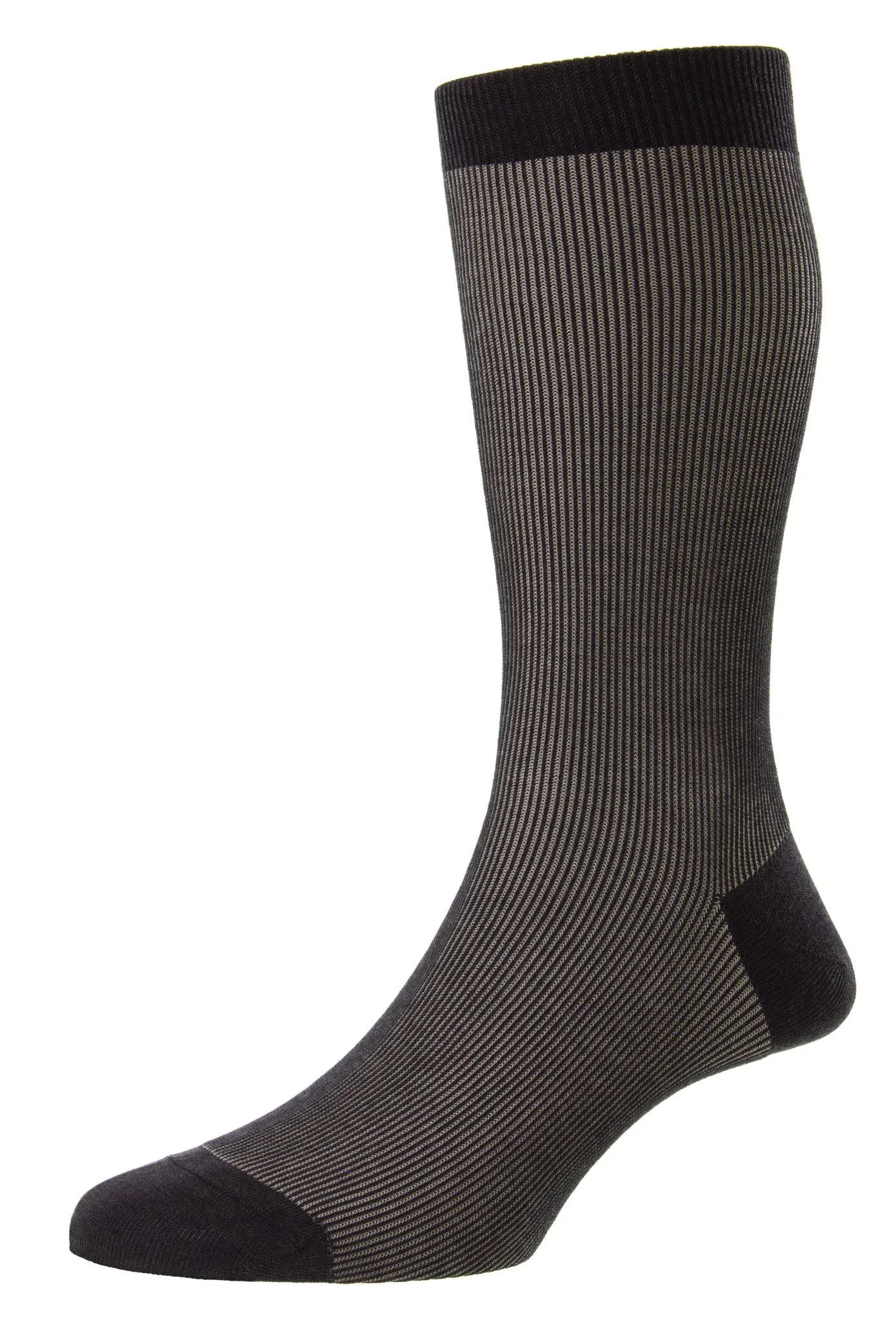 Santos Shadow Rib Cotton Men's Socks