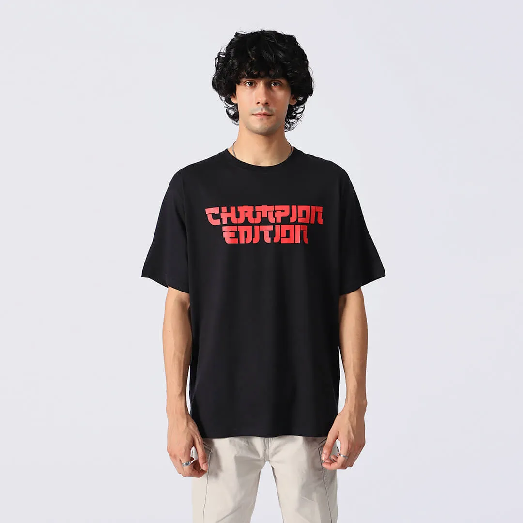 SF Champion Edition Oversized T-shirt Black