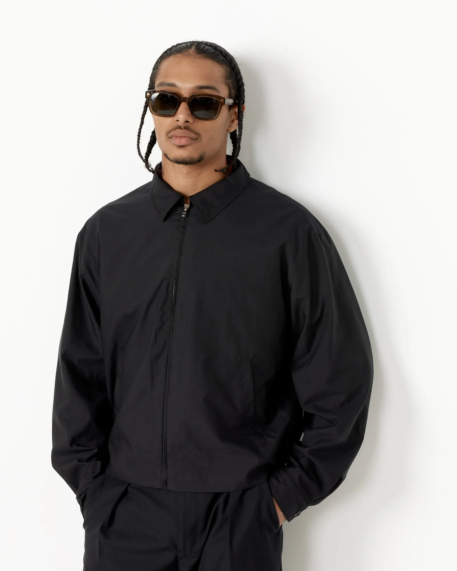 Shirt Blouson in Black