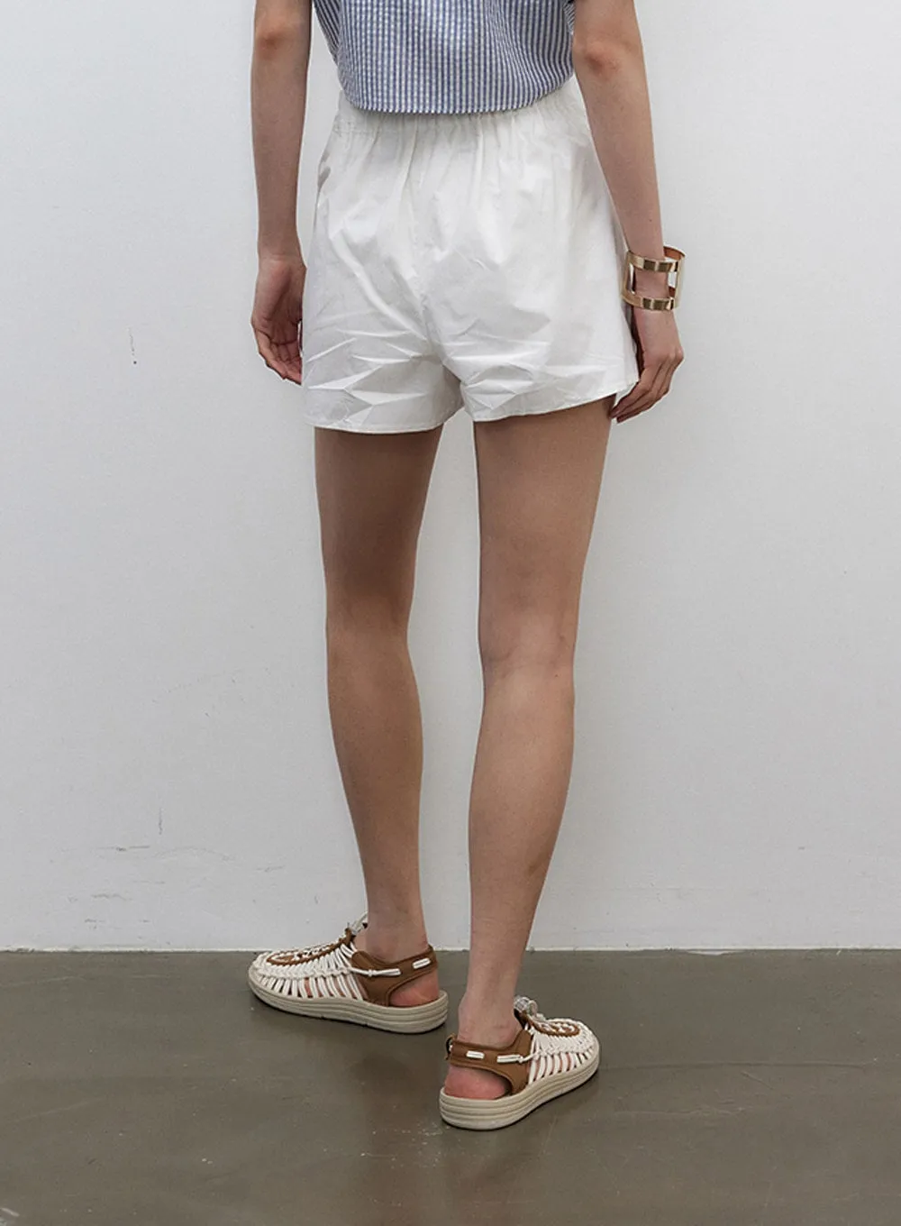 Simple Cotton Shorts IY325