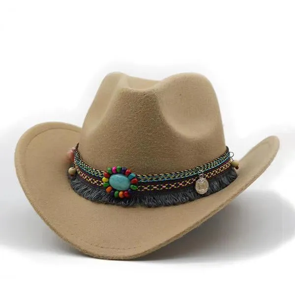 Solid Color Simple Woven Decorative Jazz Hat 31769377C