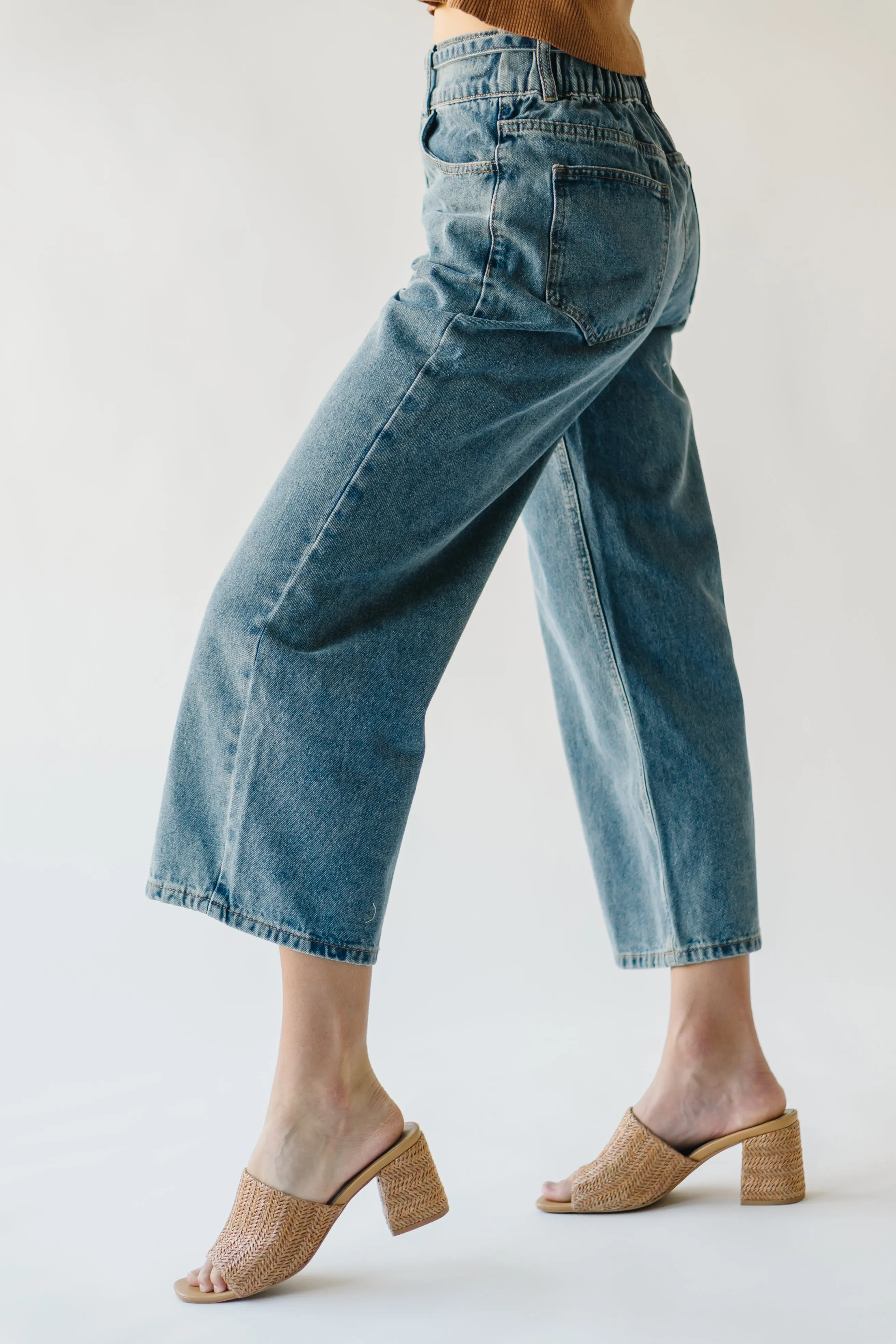 The Willards Tie Detail Pant in Denim