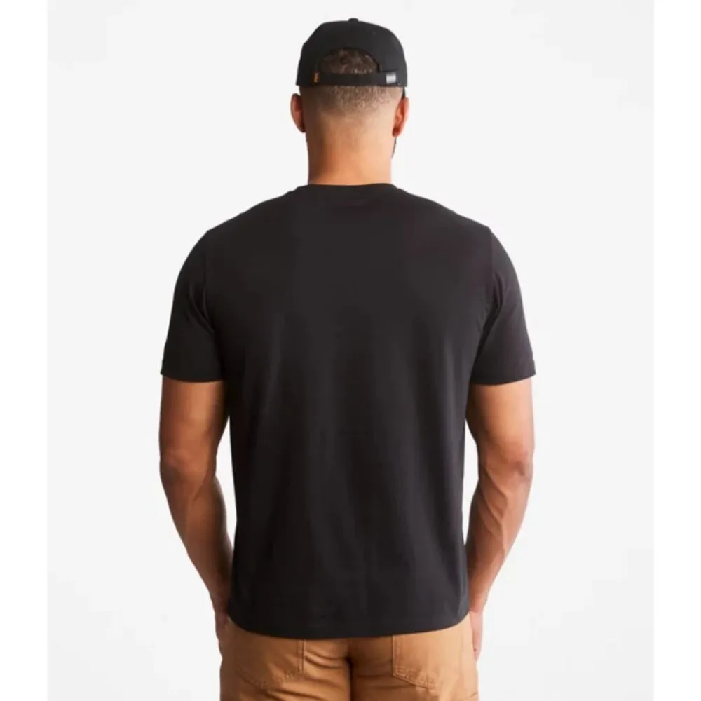 Timberland PRO Men's Short-Sleeve Textured Graphic Work T-Shirt - Black