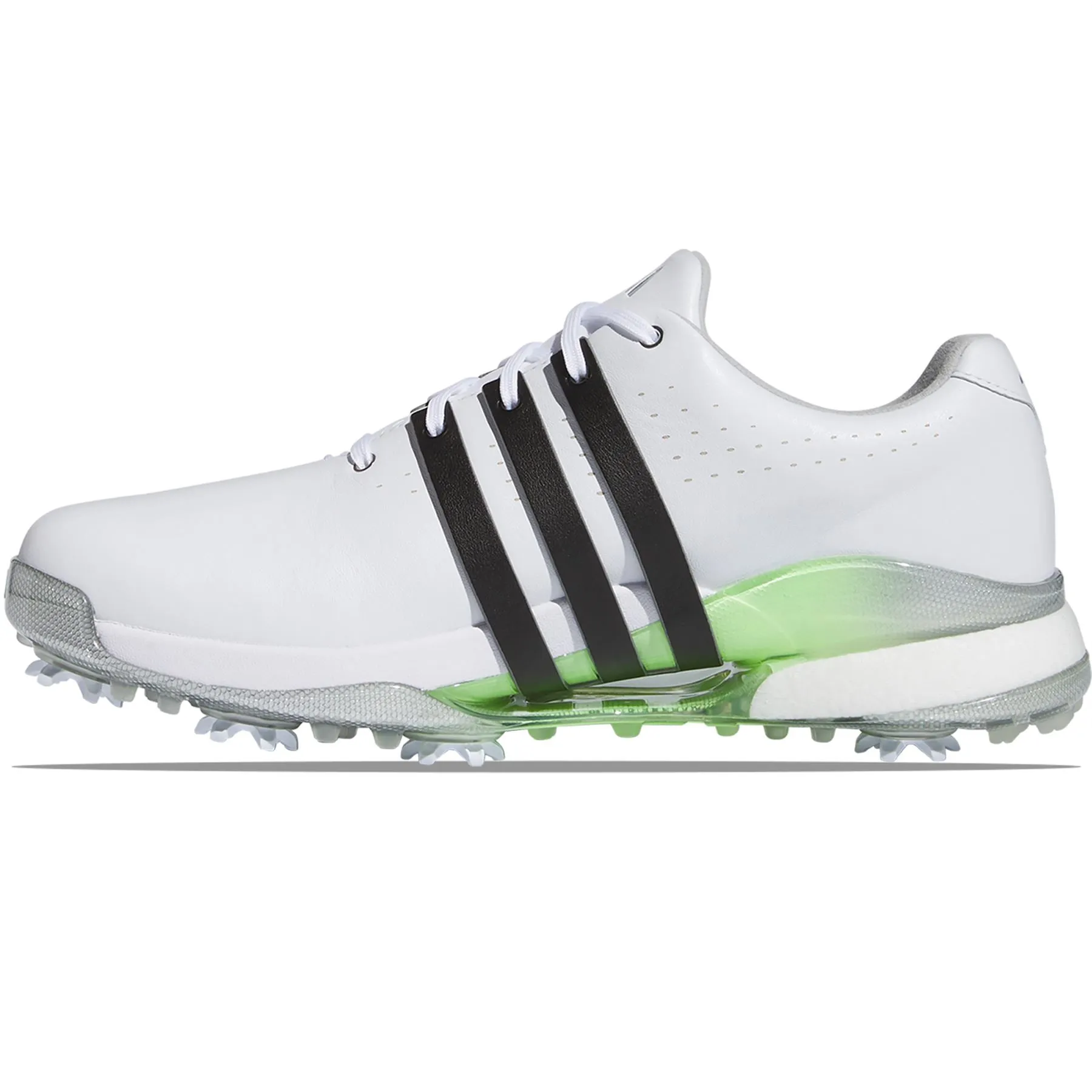 Tour360 24 Leather Golf Shoes White/Black - SS24