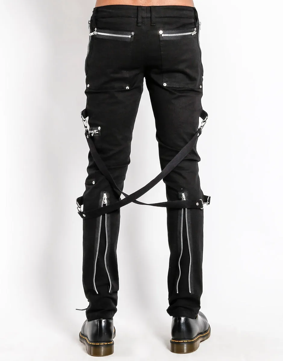 Tripp NYC Black Chaos Pants - Edgy Urban Streetwear Trousers for Trendy Style