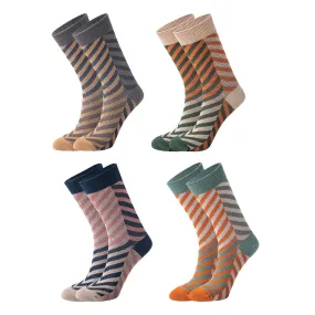 Tube Socks Men's Retro Striped Socks