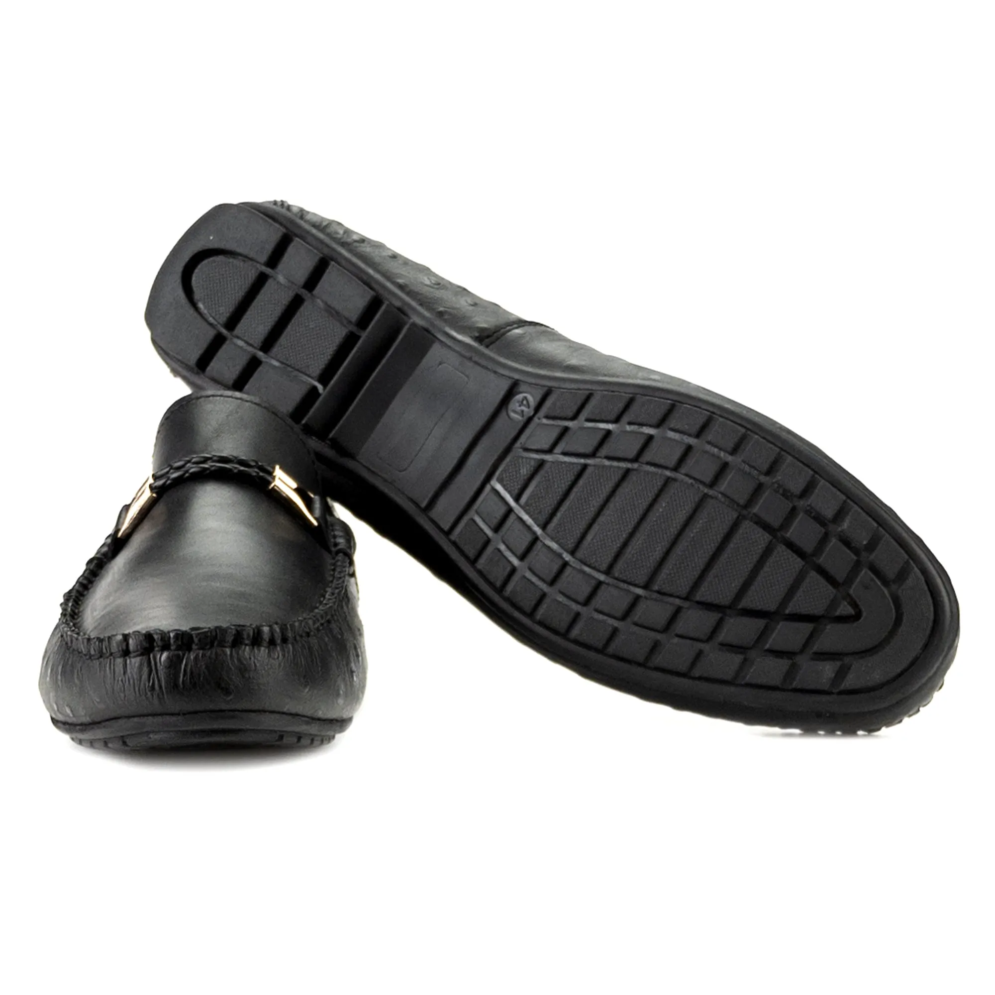 Twin Rope Buckeld Moccasin-Black