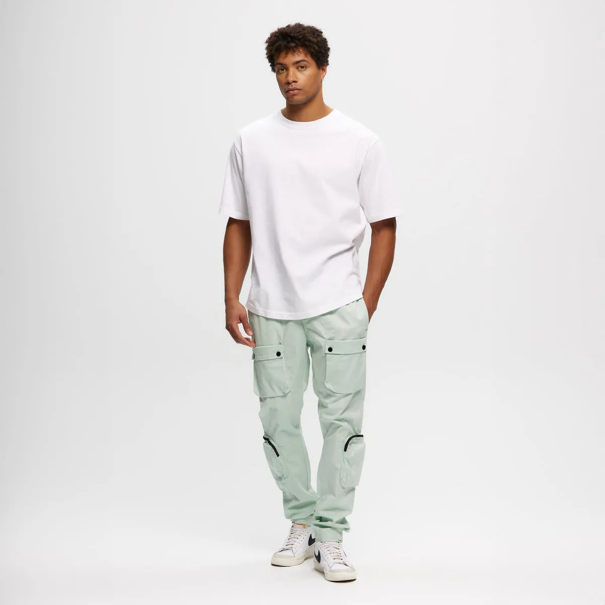 UTILITY PANTS LIGHT AQUA