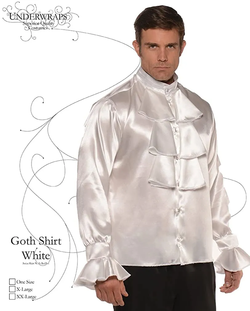 Victorian Goth Costume Men's One Size Shirt