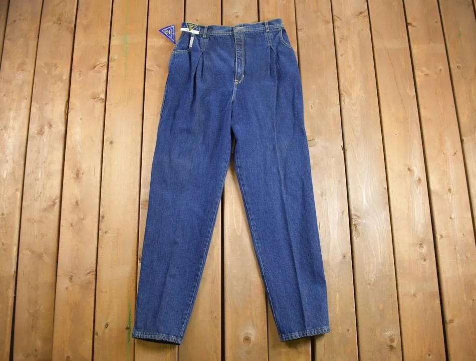 Vintage 1980's Liason Jeans Deadstock Blue Jeans 29 x 32 / Made in Canada / Basic Jeans / Streetwear Fashion / Vintage Pants