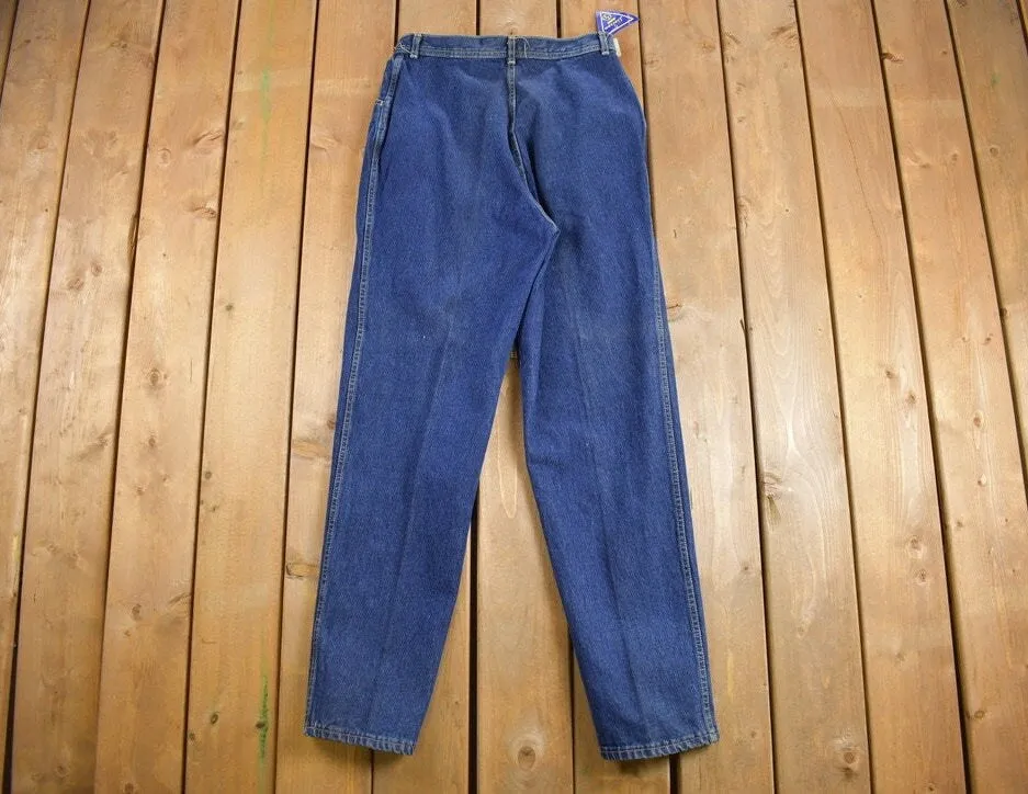 Vintage 1980's Liason Jeans Deadstock Blue Jeans 29 x 32 / Made in Canada / Basic Jeans / Streetwear Fashion / Vintage Pants