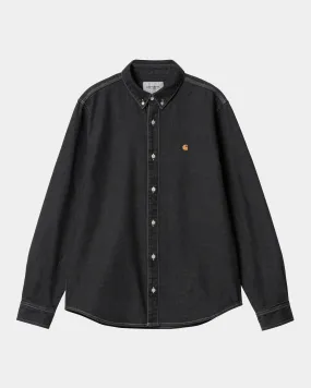 Weldon Shirt | Black (stone washed)