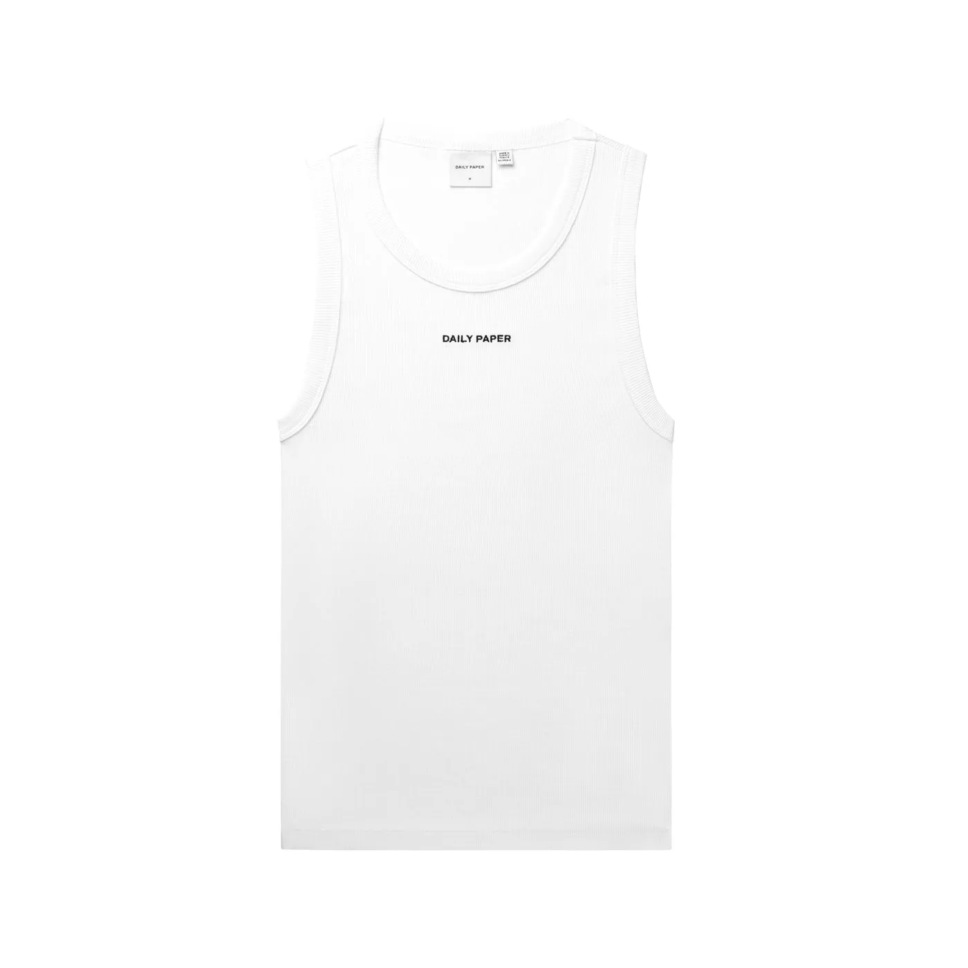 White Logotype Tank Top