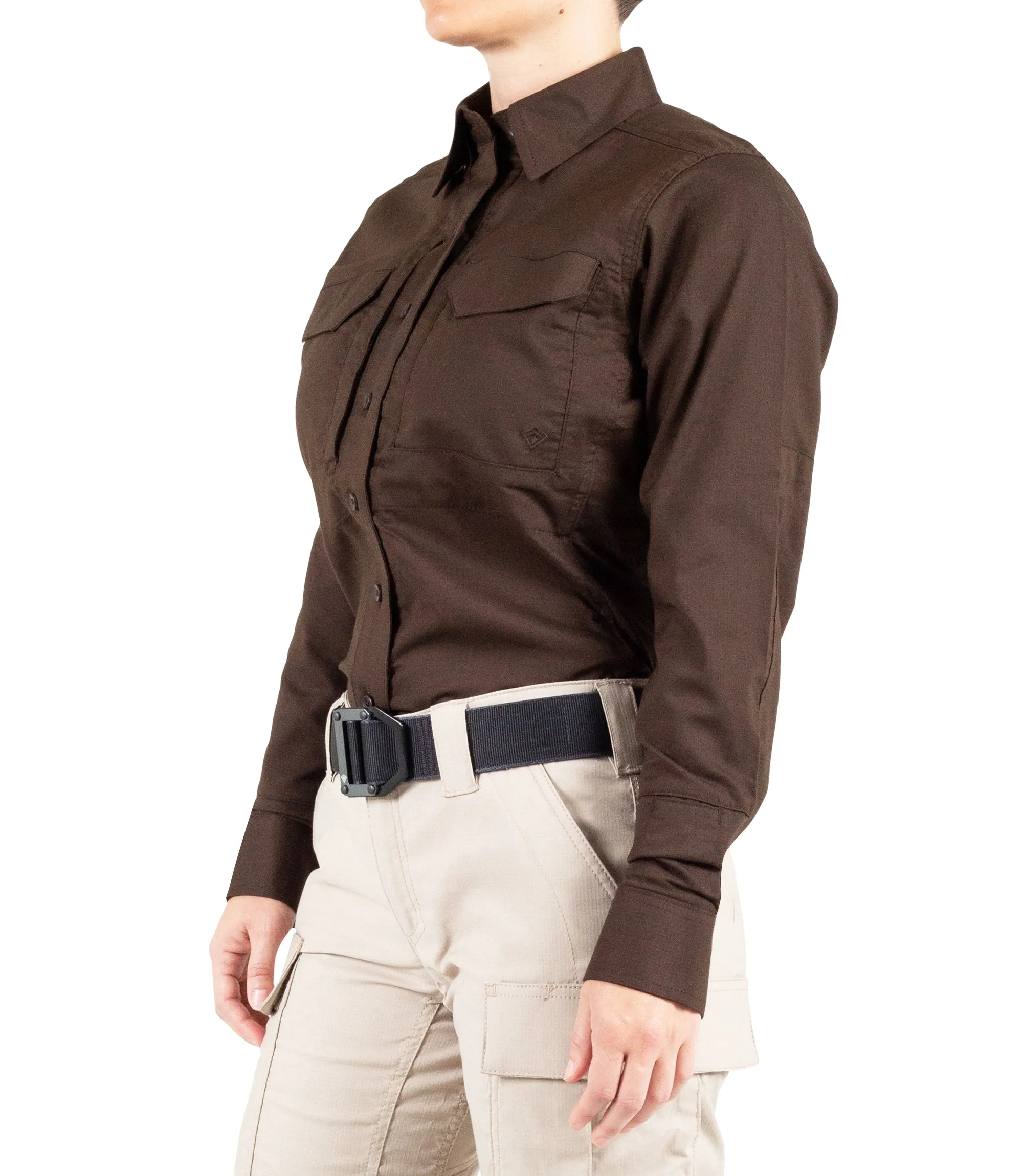 Women's V2 Tactical Long Sleeve Shirt - Kodiak Brown